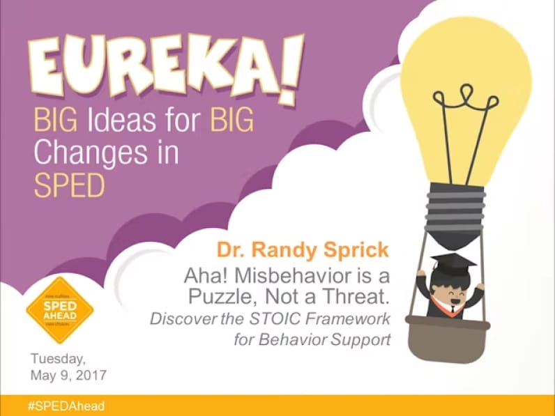 Aha! Misbehavior is a Puzzle, Not a Threat. Discover the STOIC Framework for Behavior Support