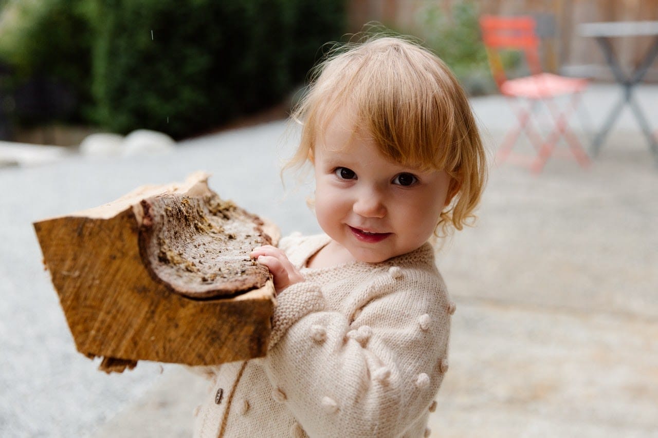 A smiling child