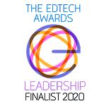 the edtech awards leadership finalist 2020 logo