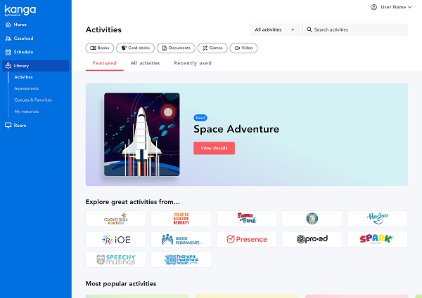 kanga featured activities