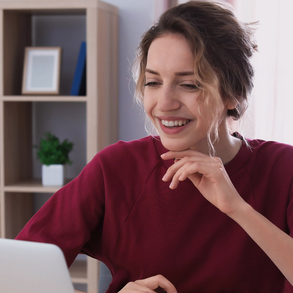 Licensed school-based clinician providing remote teletherapy services to students